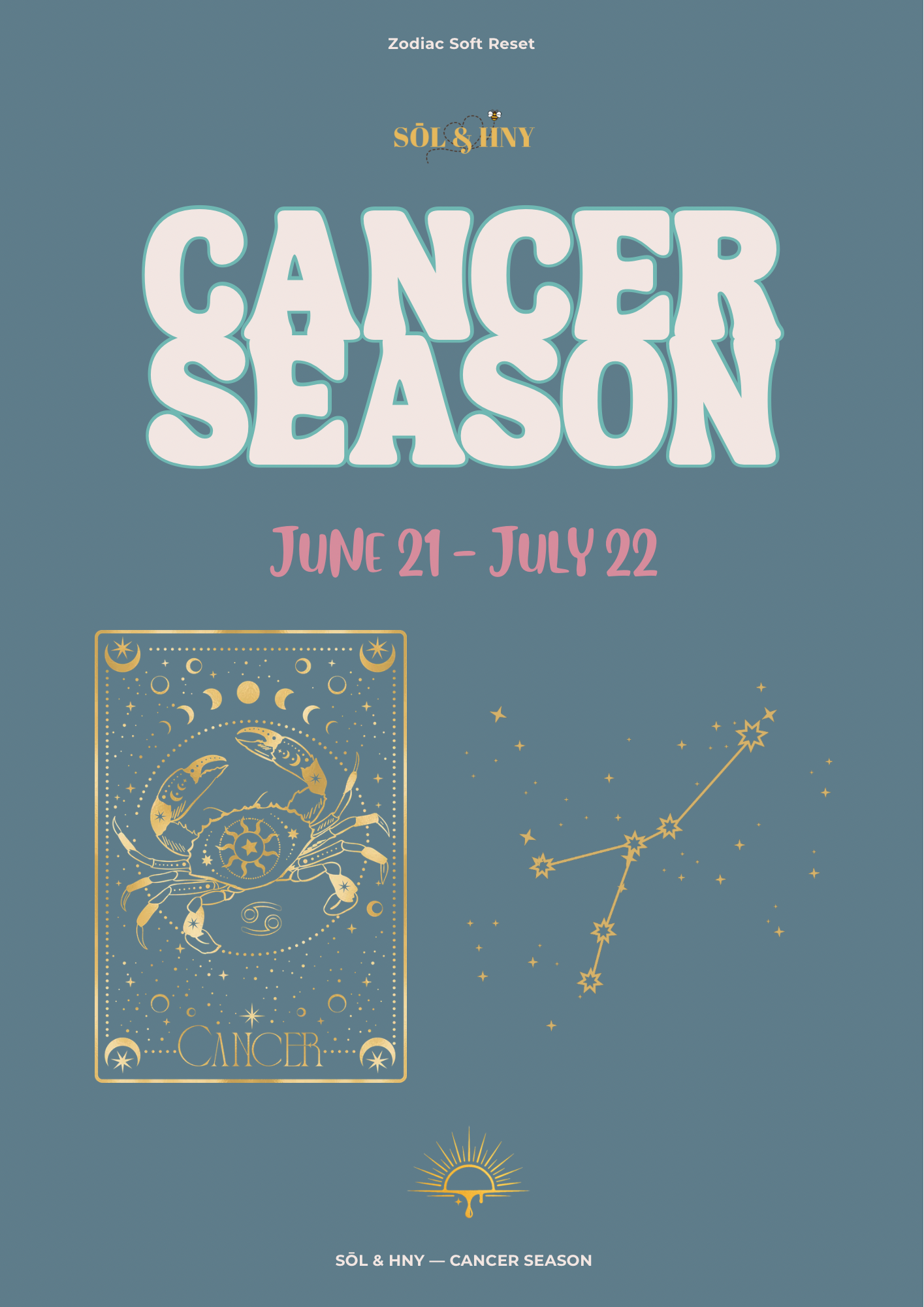 Zodiac Soft Reset : Cancer Season ♋️