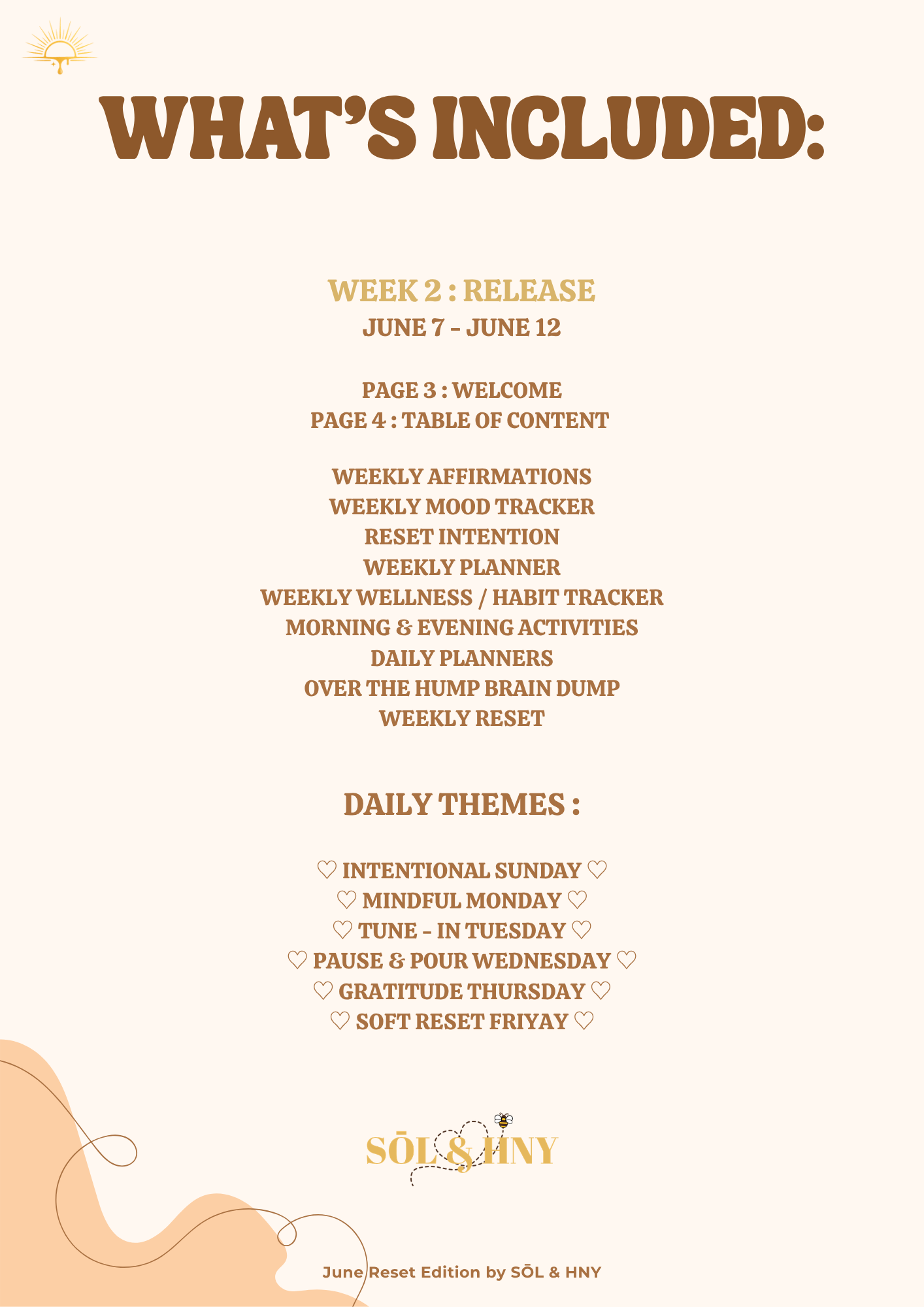 BECOMING HER OWN LIGHT - JUNE RESET EDITION : WEEK 2